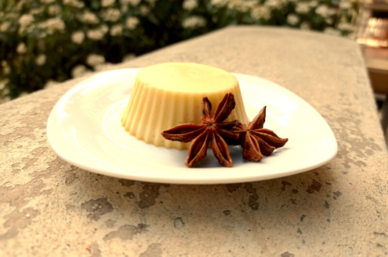 budino al miele e anice stellato